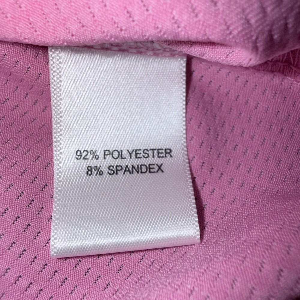 Sport Haley Womens Size XL Pink Sleeveless Quarter Zip Polo Shirt NWT - Picture 6 of 6